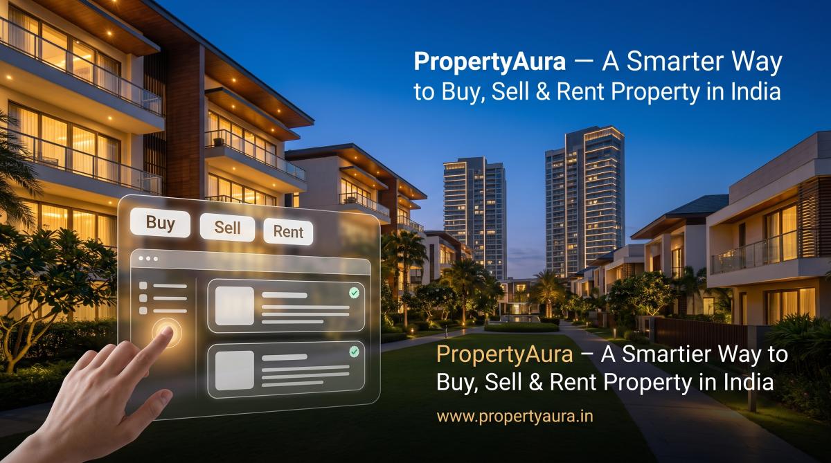 PropertyAura – A Smarter Way to Buy, Sell & Rent Property in India